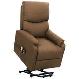 Fauteuil de massage Taupe Tissu