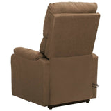 Fauteuil de massage Taupe Tissu
