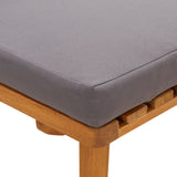 Lit de repos de jardin 200x65 cm Bois d'acacia solide