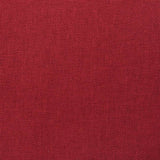 Tabourets de bar lot de 2 rouge bordeaux tissu