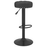 Tabourets de bar lot de 2 noir velours