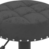 Tabourets de bar lot de 2 noir velours