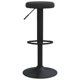 Tabourets de bar lot de 2 Noir Velours