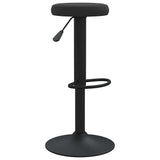 Tabourets de bar lot de 2 Noir Velours