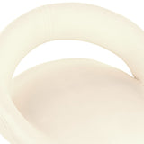 Tabourets de bar lot de 2 crème velours