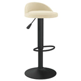 Tabouret de bar Crème Velours