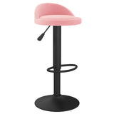 Tabouret de bar Rose Velours