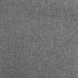 Tabourets de bar lot de 2 gris clair tissu