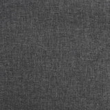 Tabourets de bar lot de 2 gris foncé tissu