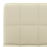 Tabourets de bar lot de 2 crème velours