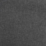 Tabourets de bar lot de 2 gris foncé tissu