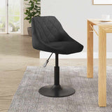 Tabouret de bar Noir Velours
