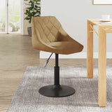 Tabouret de bar Marron Velours