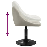 Tabouret de bar Crème Velours