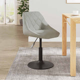 Tabouret de bar Gris clair Velours