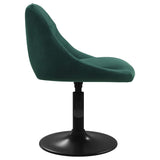 Tabouret de bar Vert foncé Velours
