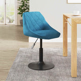 Tabouret de bar Bleu Velours