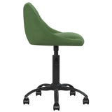 Chaise de salle à manger Vert foncé Velours