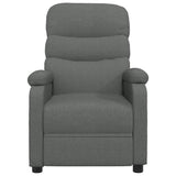 Fauteuil électrique de massage Gris foncé Tissu