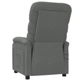 Fauteuil électrique de massage Gris foncé Tissu
