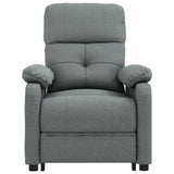 Fauteuil inclinable électrique Gris foncé Tissu