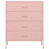 Commode Rose 80x35x101,5 cm Acier