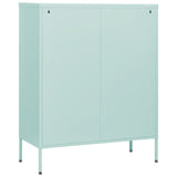 Commode Vert menthe 80x35x101,5 cm Acier