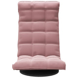 Chaise de sol pivotante Rose Velours