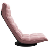 Chaise de sol pivotante Rose Velours