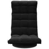 Chaise de sol pivotante Noir Velours