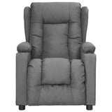 Fauteuil inclinable Gris clair Tissu