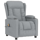 Fauteuil de massage Gris clair Tissu