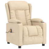 Fauteuil de massage Crème Tissu