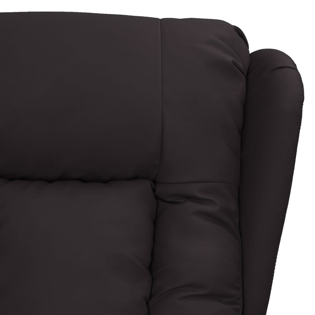 Fauteuil inclinable Noir Similicuir