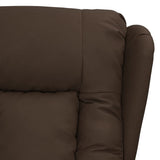 Fauteuil inclinable Marron Similicuir
