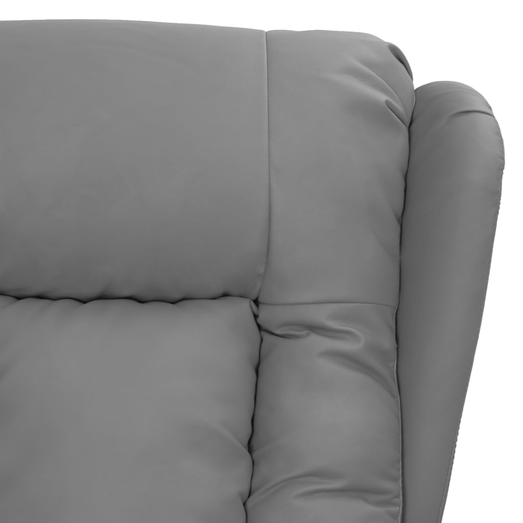 Fauteuil inclinable Gris Similicuir