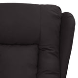 Fauteuil de massage Noir Similicuir