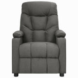 Fauteuil inclinable Gris foncé Tissu