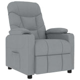 Fauteuil de massage Gris clair Tissu