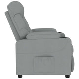 Fauteuil de massage Gris clair Tissu