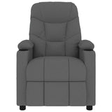 Fauteuil de massage Gris foncé Tissu