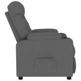 Fauteuil de massage Gris foncé Tissu