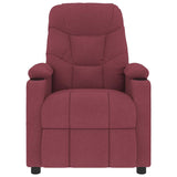Fauteuil de massage Rouge bordeaux Tissu