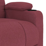 Fauteuil de massage Rouge bordeaux Tissu