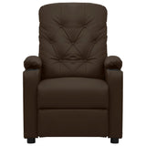 Fauteuil inclinable Marron Similicuir
