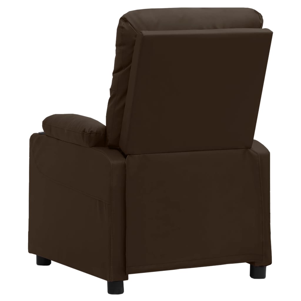 Fauteuil inclinable Marron Similicuir