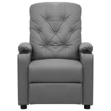 Fauteuil inclinable Gris Similicuir
