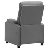 Fauteuil inclinable Gris Similicuir