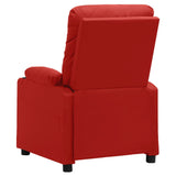 Fauteuil de massage Rouge bordeaux Similicuir