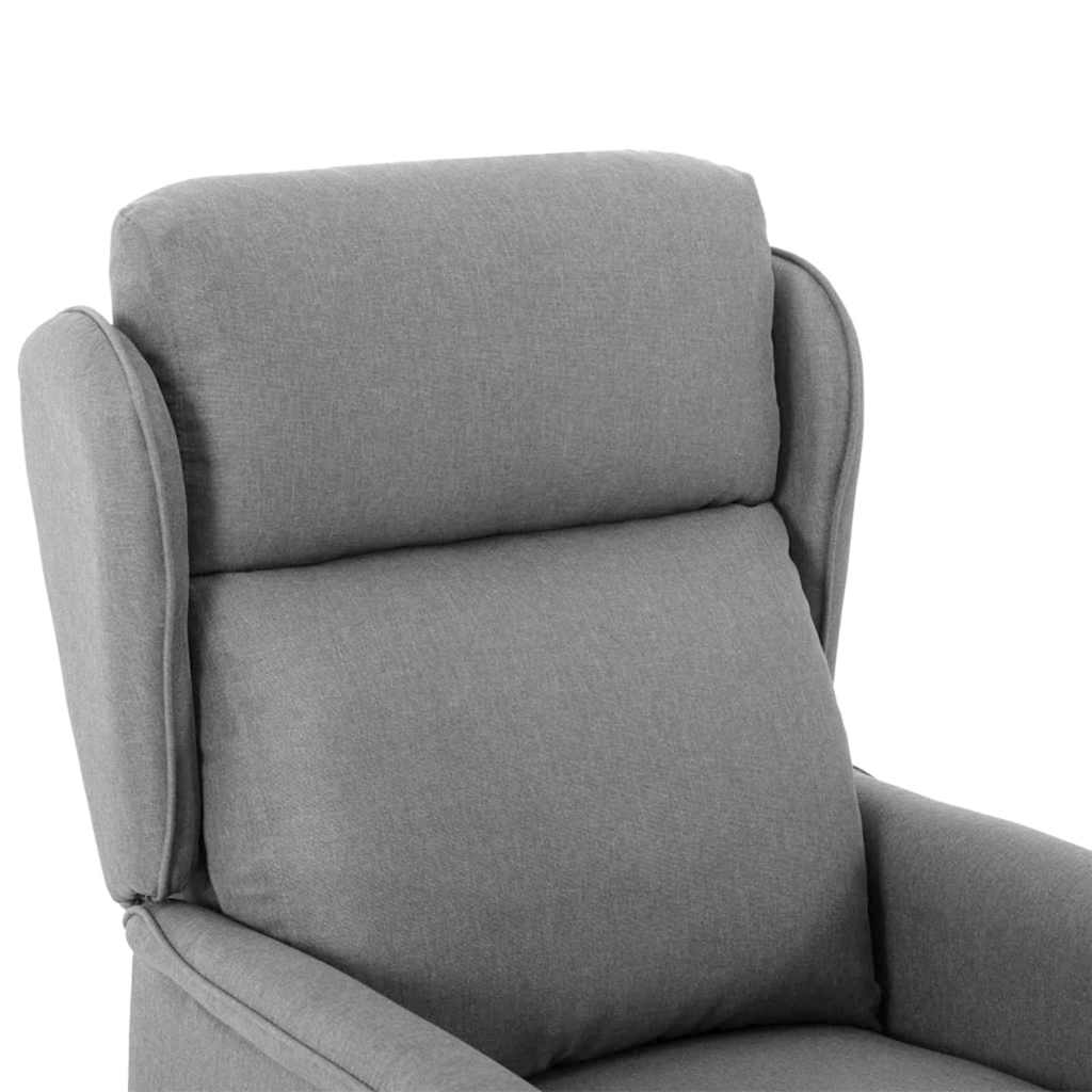 Fauteuil inclinable Gris clair 67.5 x 93.5 x 101.5 cm tissu